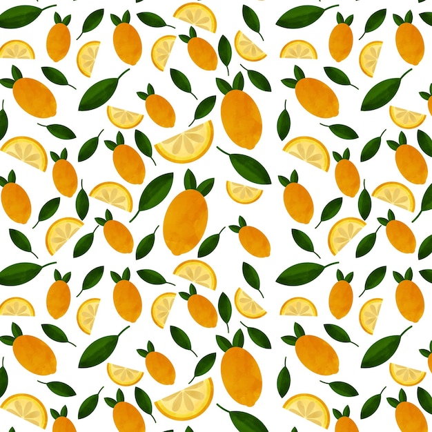 Fresh pattern with lemon It is a vector