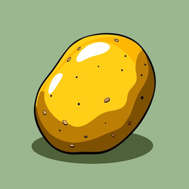 Vector fresh potato vegetable vector unique design