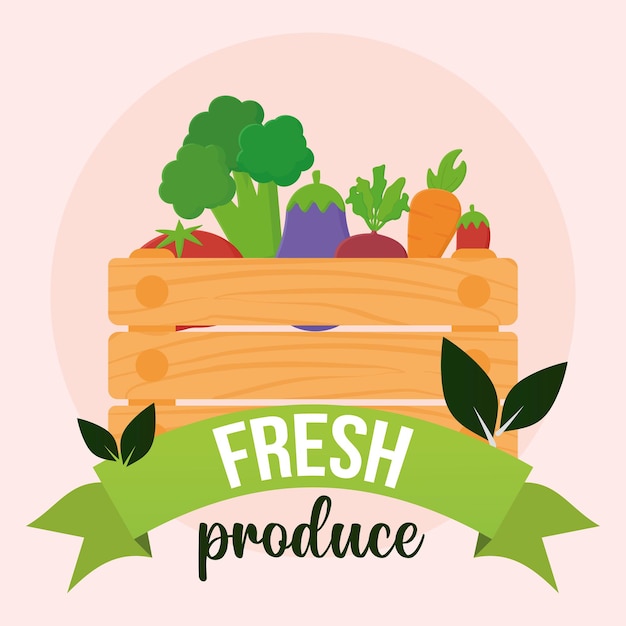 Fresh produce invitation