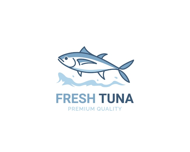 Fresh Tuna fish logo