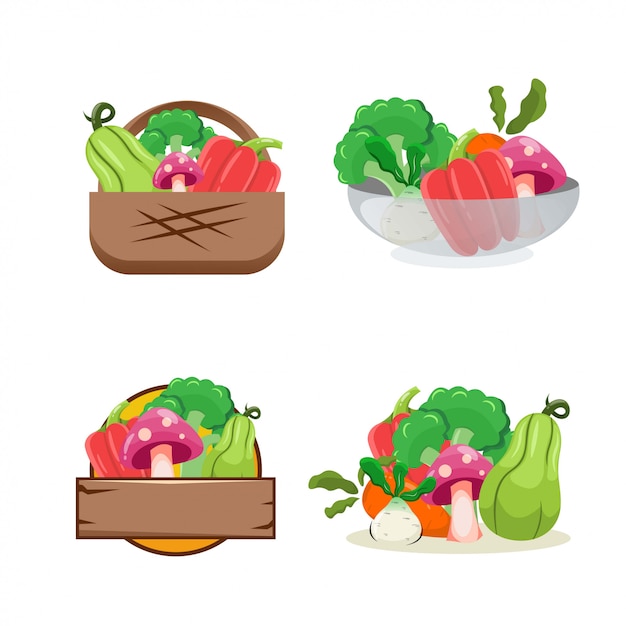 fresh vegetable illustration