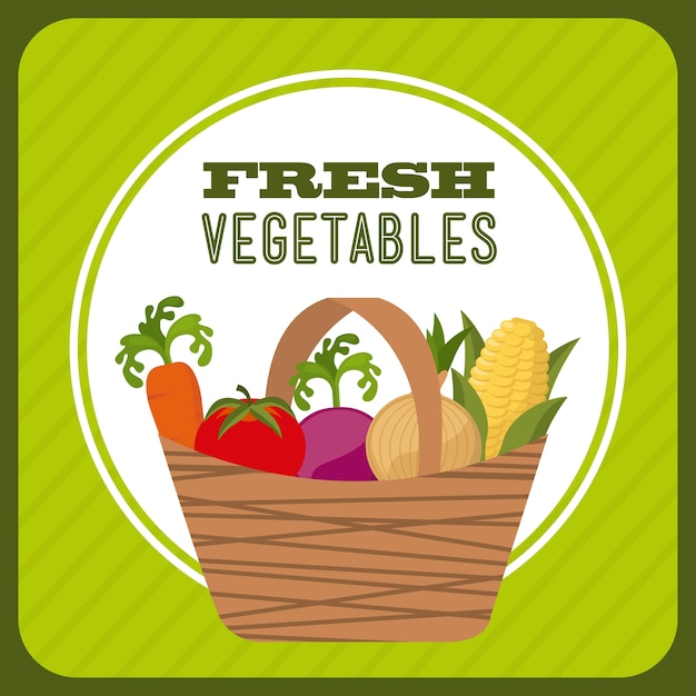 fresh vegetables design