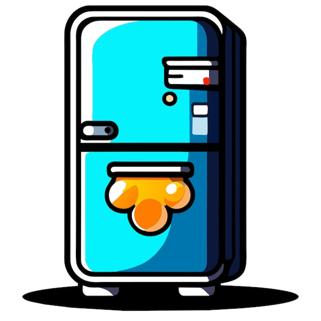 fridge vector illustration doodle vector illustration