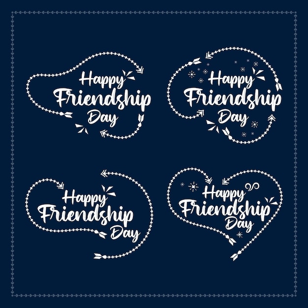 Friendship day design for banner, social media post , printing and many more