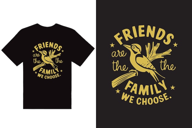 Friendship day t shirt design and vector art