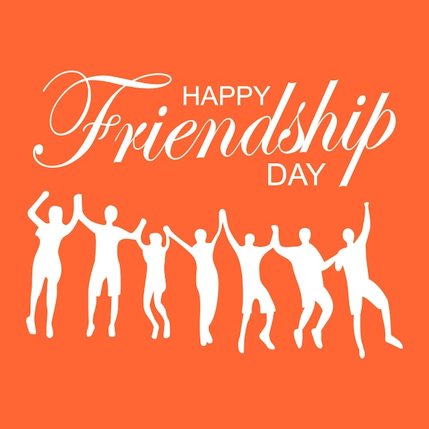 Friendship day vector illustration for celebrating friendship day