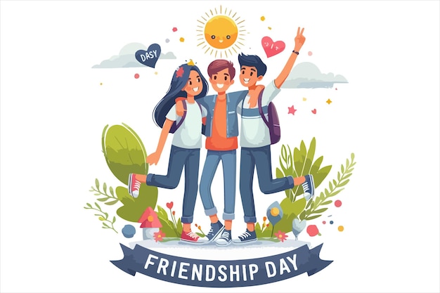 Friendship Day vector image