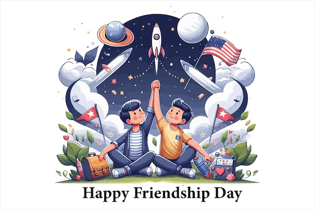 Friendship Day vector image