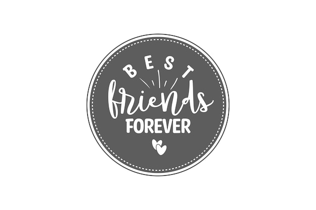 Friendship design vector file