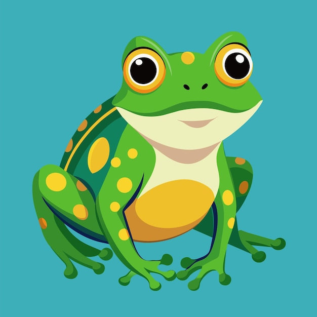 Frog vector beautiful frog vector