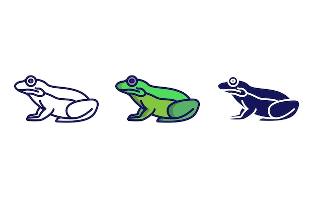 Frog vector icon