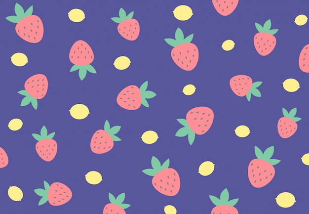 Fruit background vector