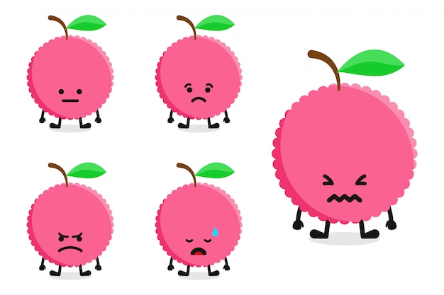 Fruit lychee character set