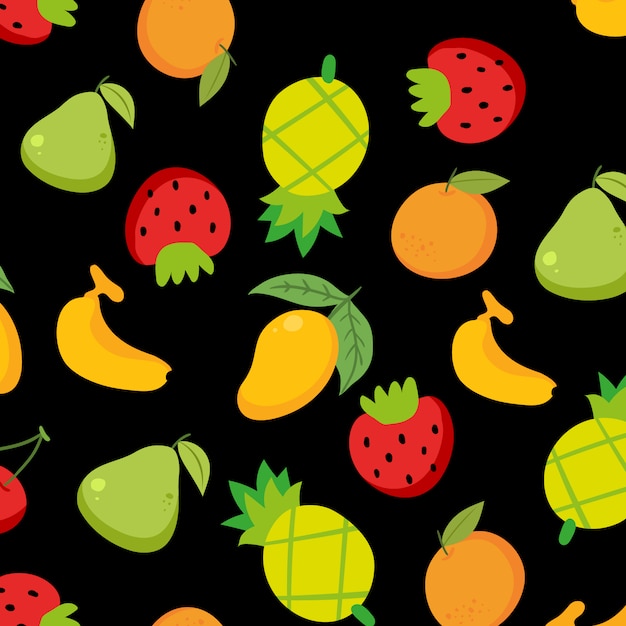 Fruit pattern background