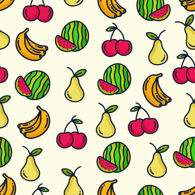 Fruit pattern background