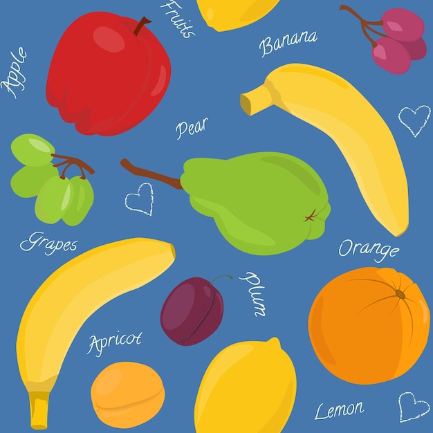 Fruit seamless pattern