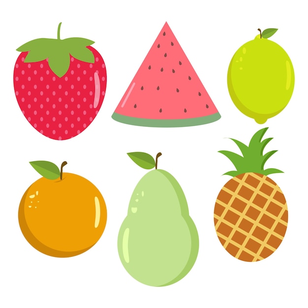 Fruits Clipart Set