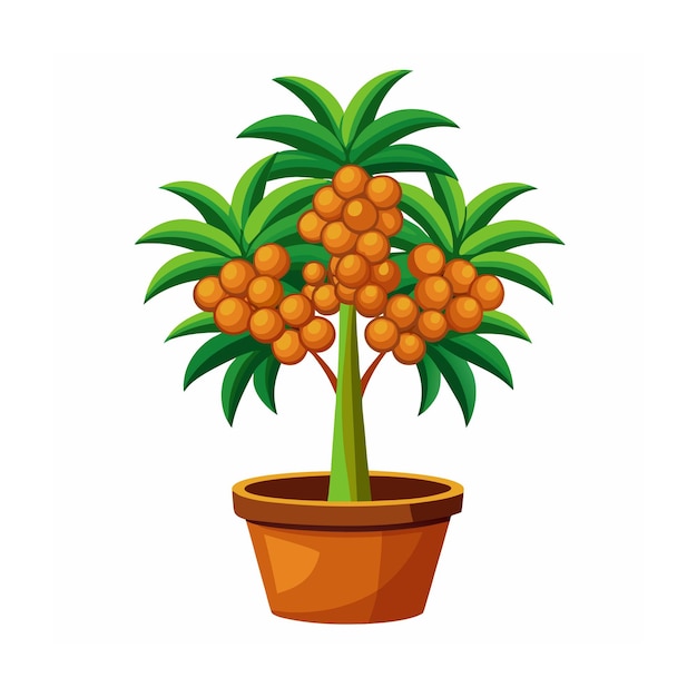 Fruits concept vector illustration