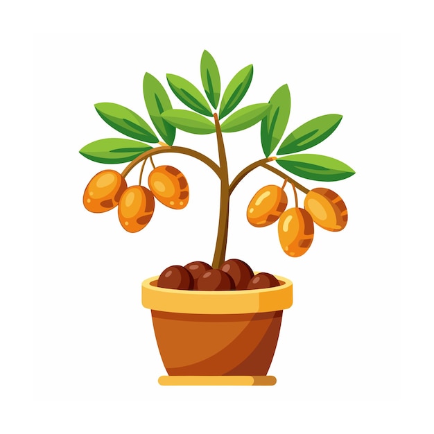 Fruits concept vector illustration