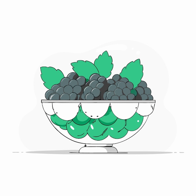 Fruits concept vector illustration