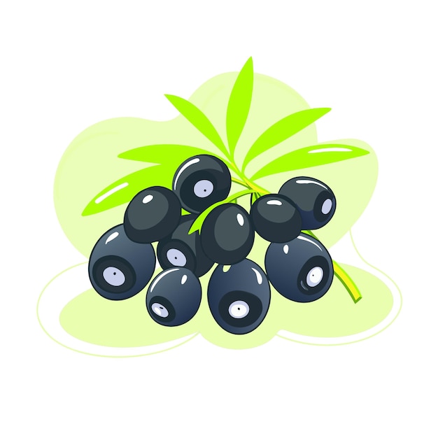 Fruits concept vector illustration