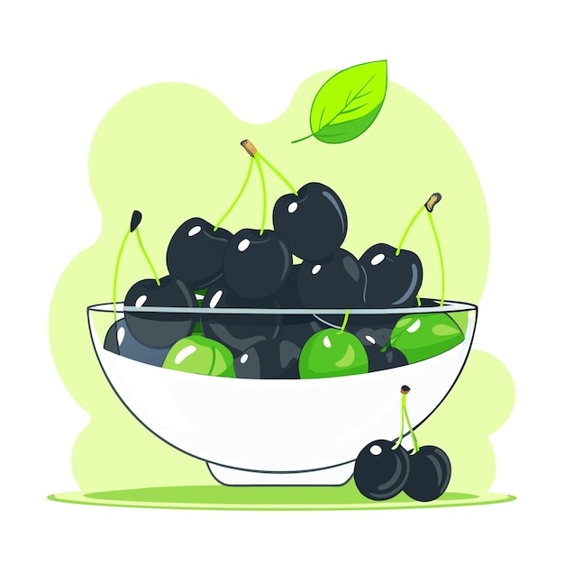 Fruits concept vector illustration