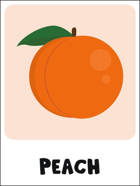 Fruits Flash Cards