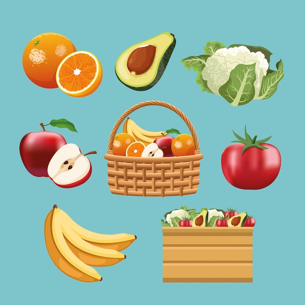 Fruits and vegetables