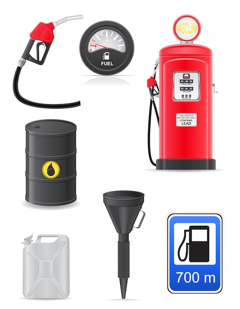 Fuel set icons.