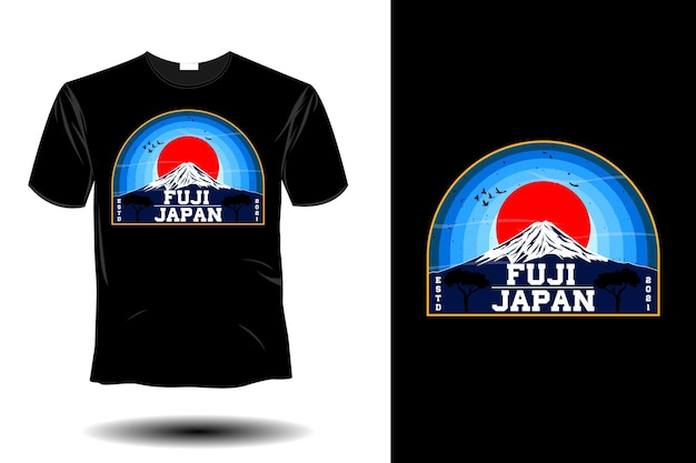 Fuji japan retro vintage design