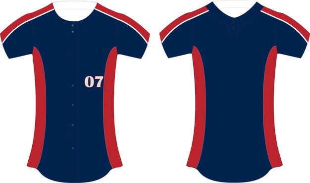 Full Button and Two Button Jersey