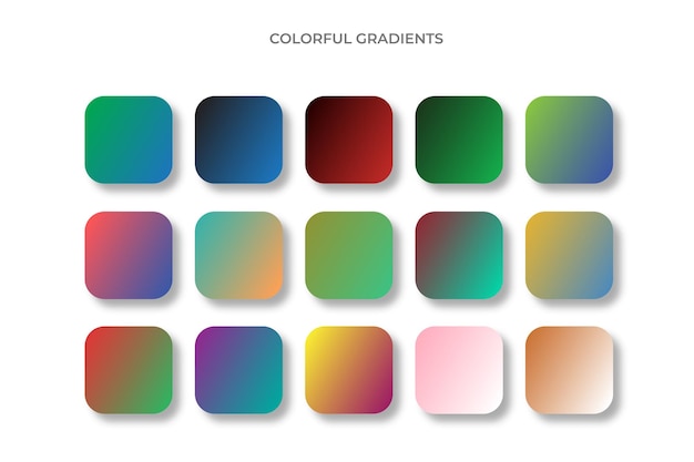 full color gradient set