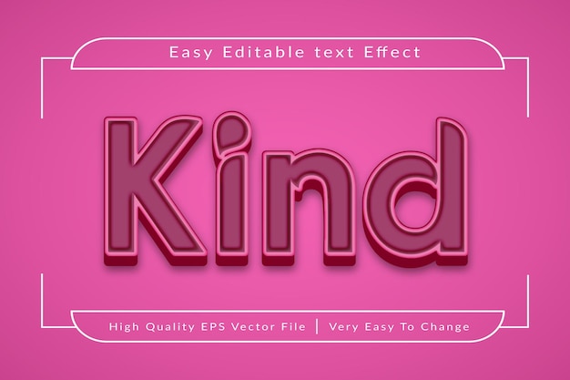 Fully editable High Quality 3D text effect Eps Vector