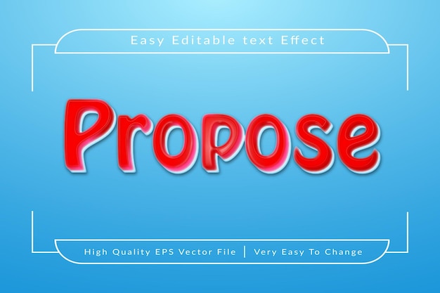 Fully editable High Quality 3D text effect Eps Vector