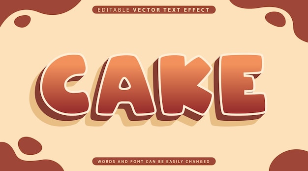 Fully Editable Text Effect Style