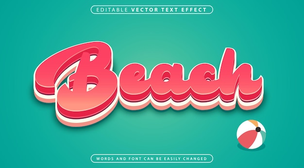 Fully Editable Text Effect Style