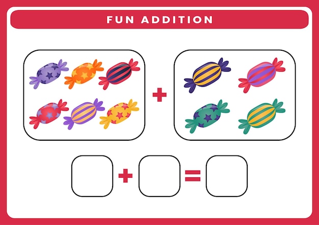 Fun addition worksheets kindergarten