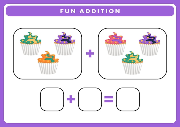 Fun addition worksheets kindergarten