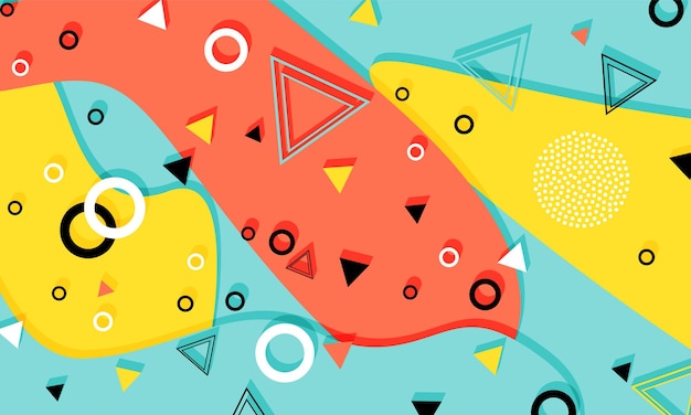 Fun Background Hipster Style Vector illustration