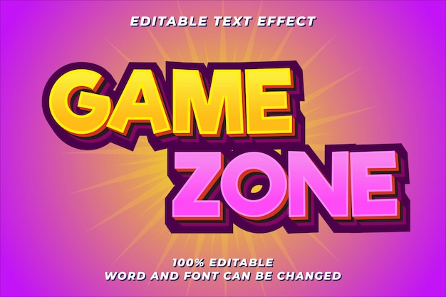 Fun Game text style effect 