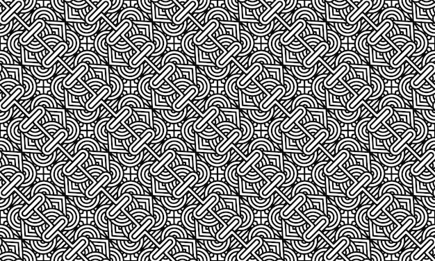 fun geometric line pattern