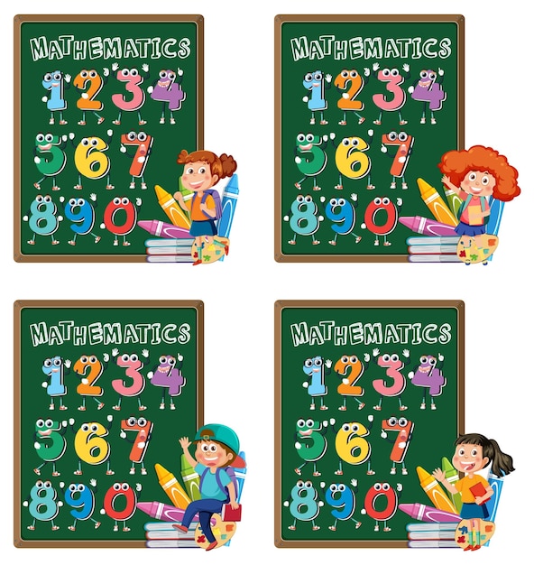 Fun Mathematics Learning Illustration