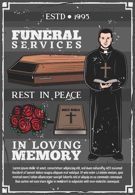 Funeral service mortuary burial ceremony agency