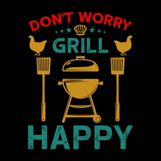 Vector funny bbq t shirt designbbq barbecue party postertemplate design