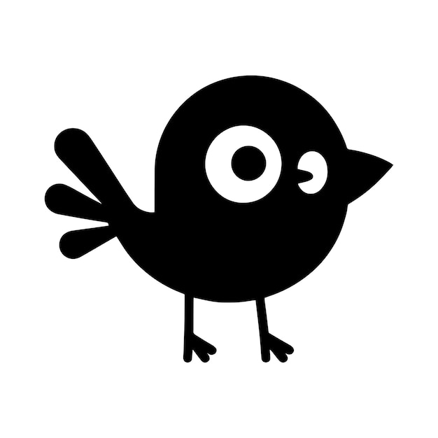 Funny Bird Svg