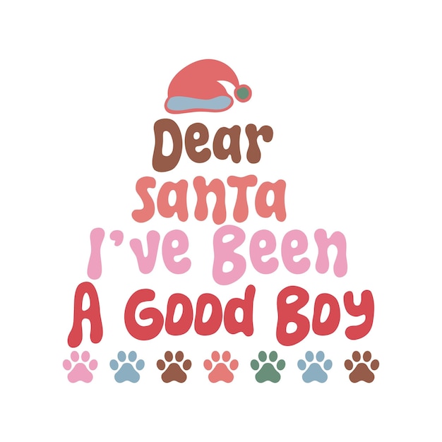 Funny Christmas Dog Saying SVG Design