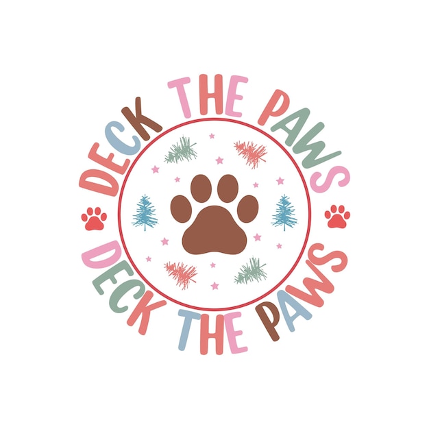 Funny Christmas Dog Saying SVG Design