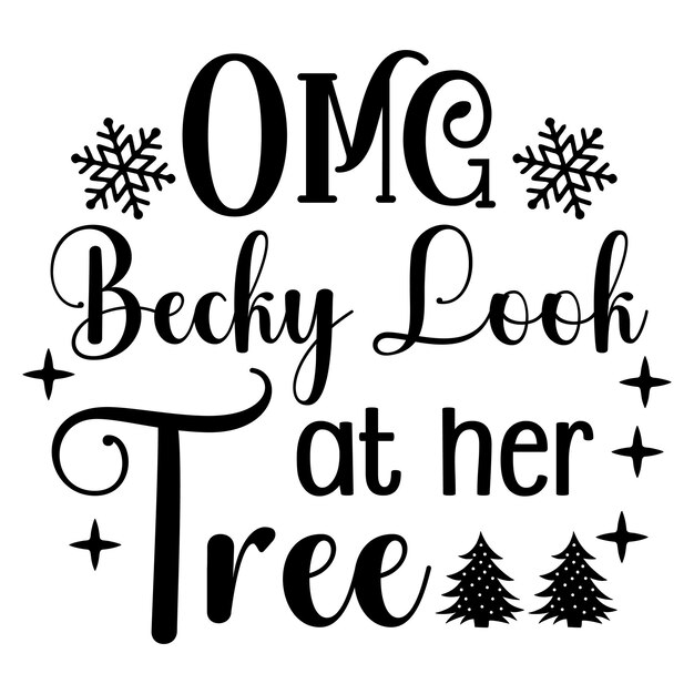 Vector funny christmas ornament svg design