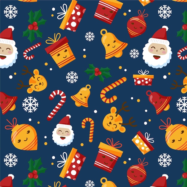 Funny christmas pattern