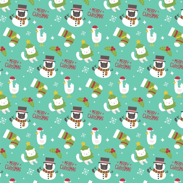 Funny christmas pattern